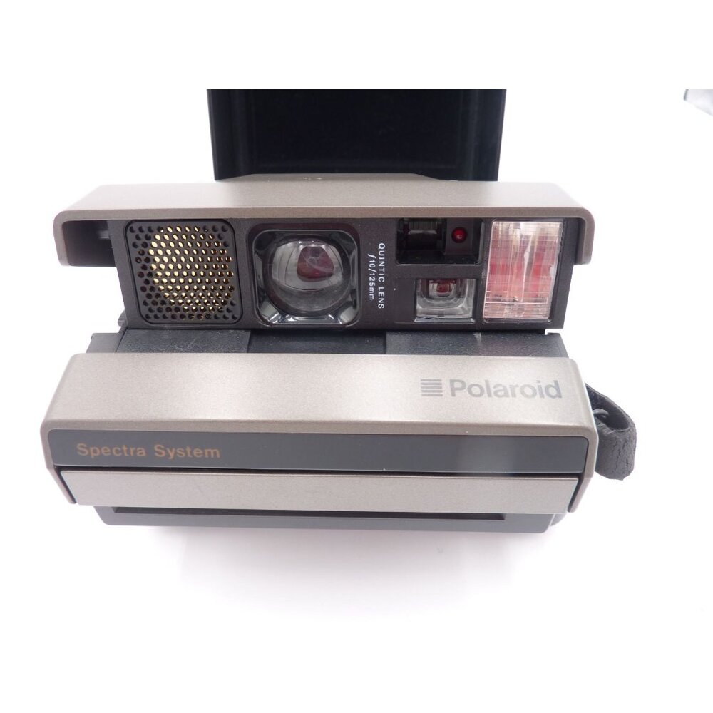Polaroid Spectra System Instant Film Camera w/ case Vintage untested